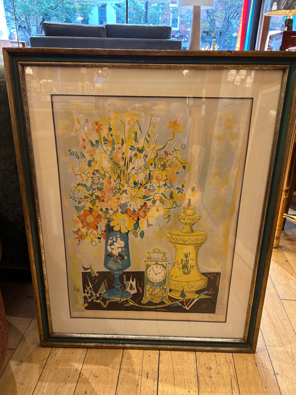 1970s Still Life Lithograph by Vernet Bonfort 20/130