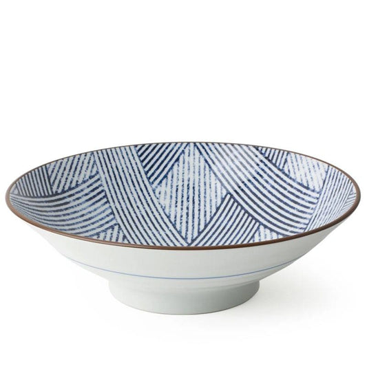 Aizome Shima 9.75" Serving Bowl