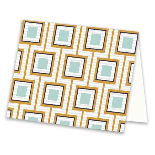 Squares Midcentury Boxed Notes - set of 8