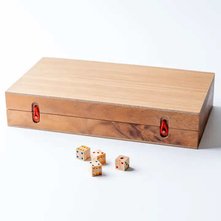 Mango Wood Backgammon Set