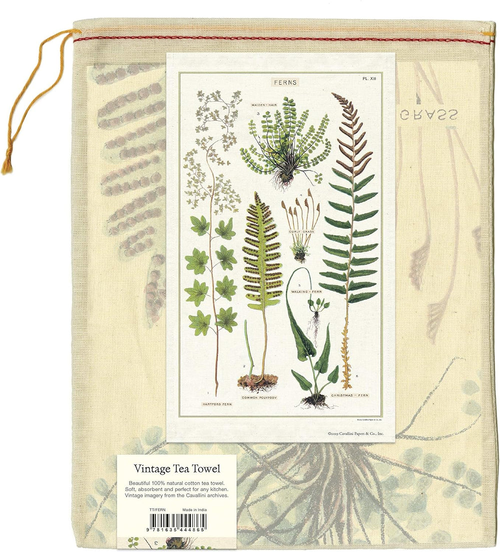 Ferns Tea Towel