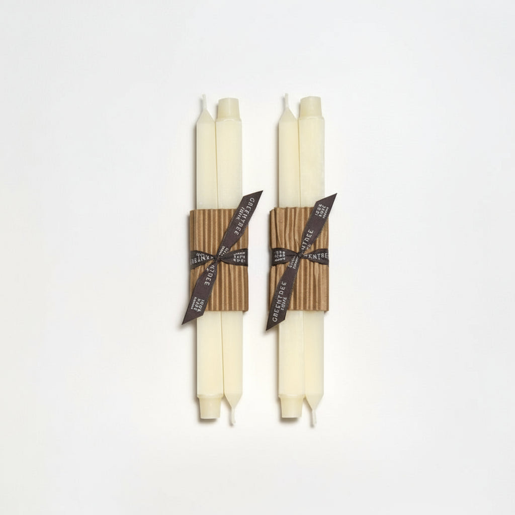 Vintage Lace 12" Square Pair of Hanging Tapers