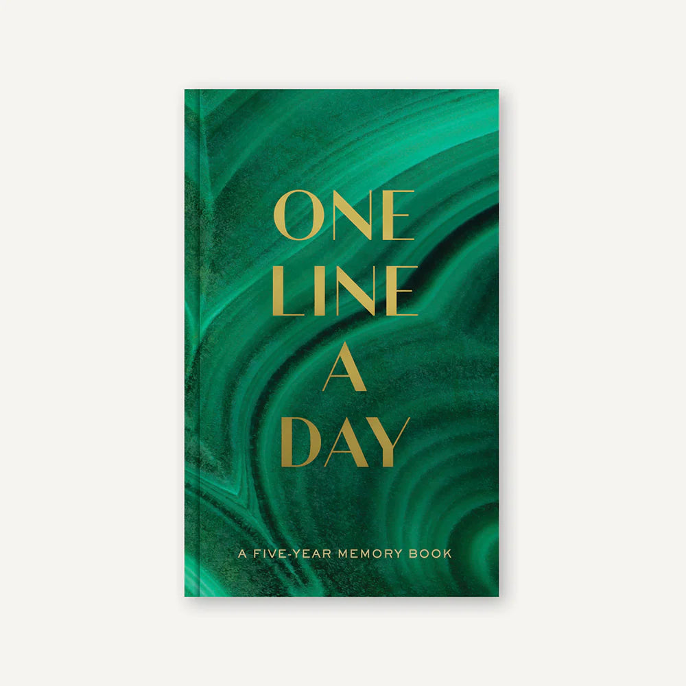 Malachite Green One Line a Day: A Five-Year Memory Book