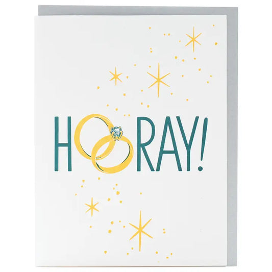 Hooray Wedding Card