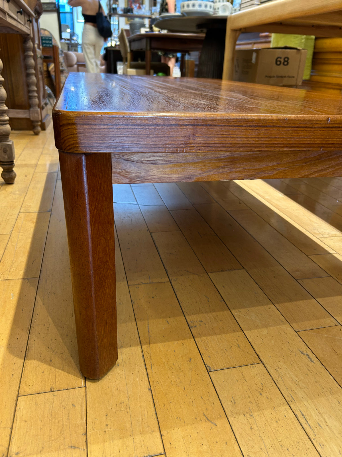 Danish Modern Coffee Table. Mobelfabrikken Toften (Repaired)