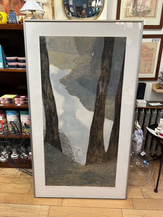 1/3 '88 Signed Caroline Stone Titled "The River and Beyond"