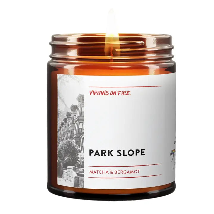 Park Slope (Matcha & Bergamot) Handmade Brooklyn Soy Candle