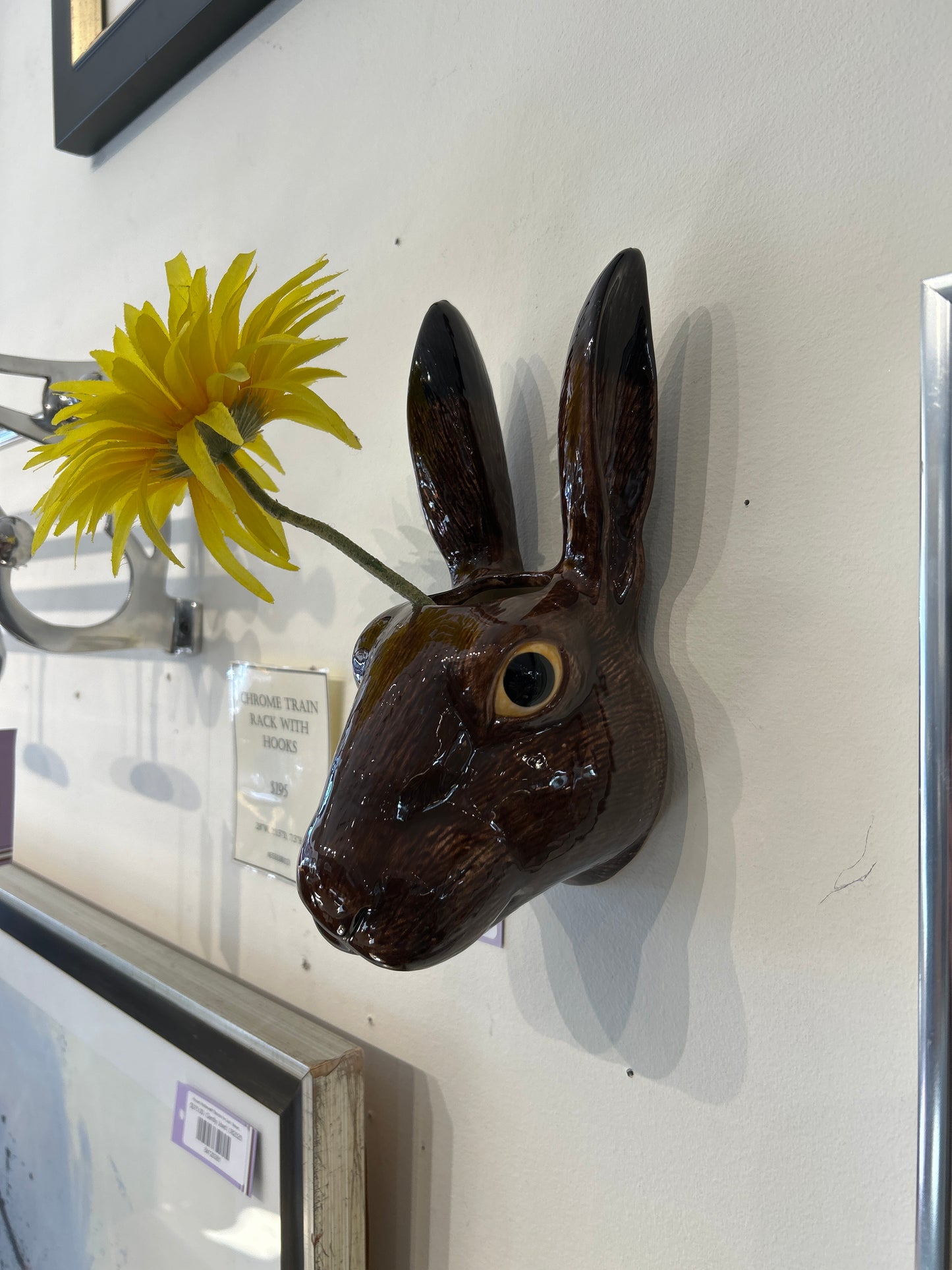 Large Hare Wall Vase
