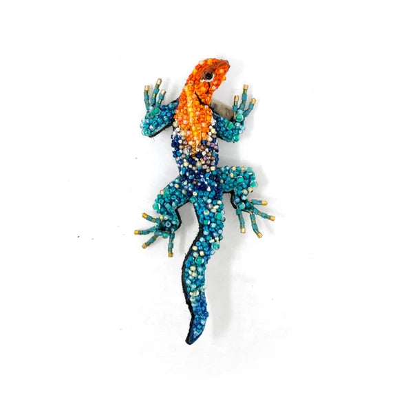 Agama Lizard Brooch Pin