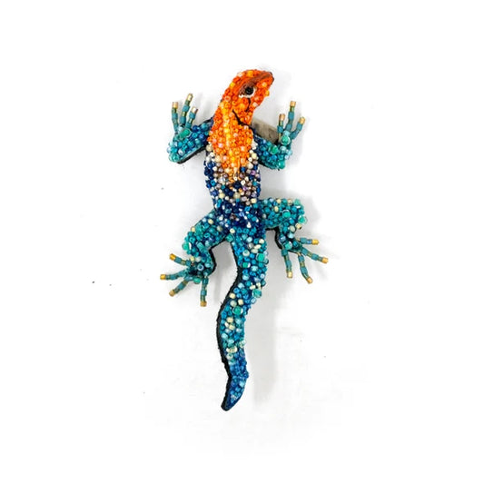 Agama Lizard Brooch Pin