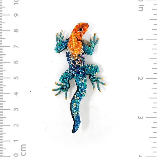 Agama Lizard Brooch Pin