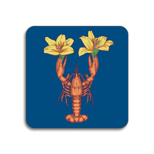 Lobster 4" Square Coaster