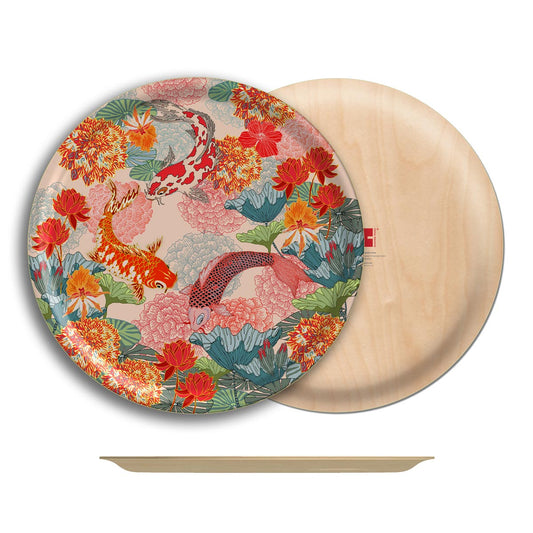 Lotus Large Round Tray