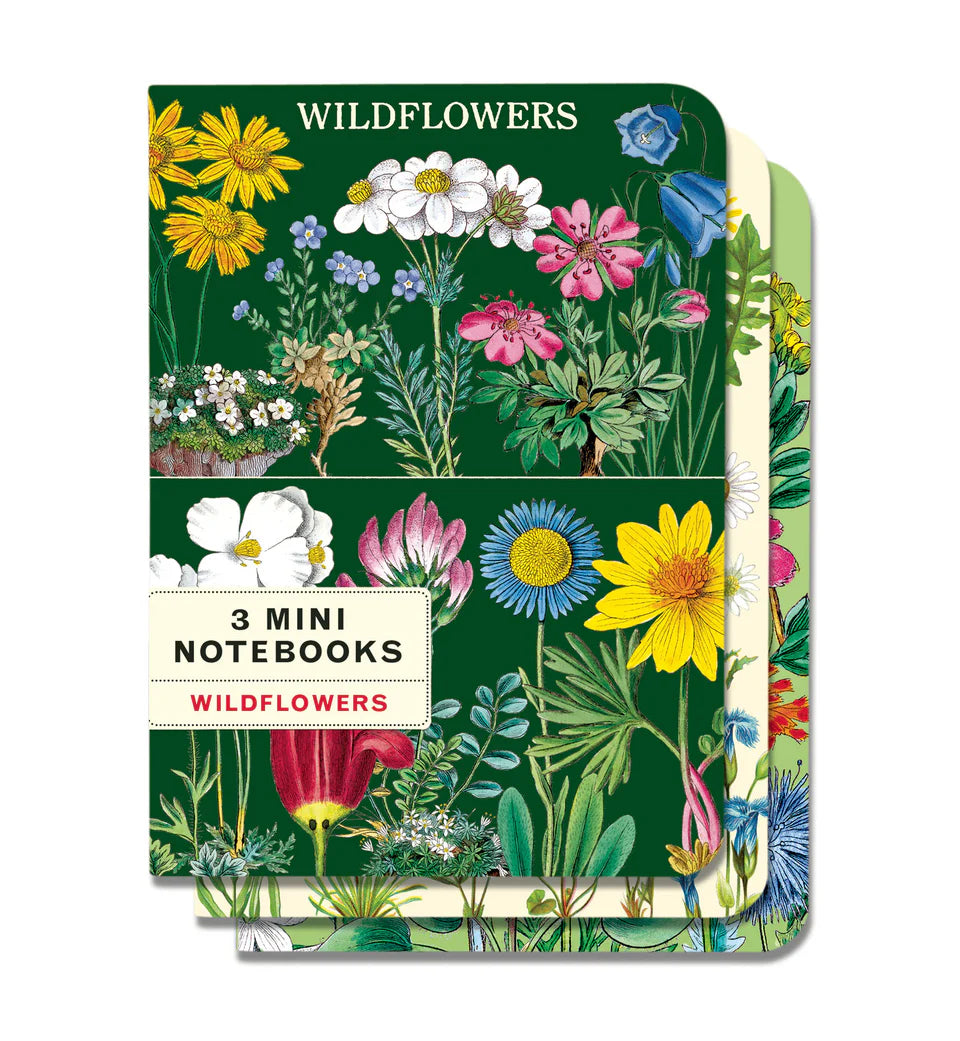 Wildflowers 2 Set of 3 Mini Notebooks