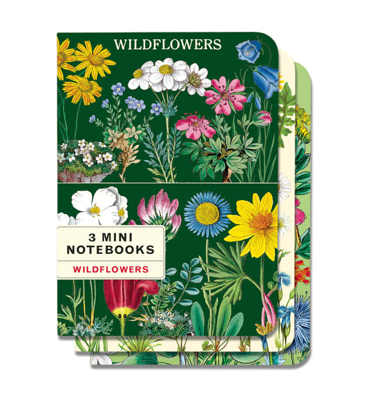Wildflowers 2 Set of 3 Mini Notebooks