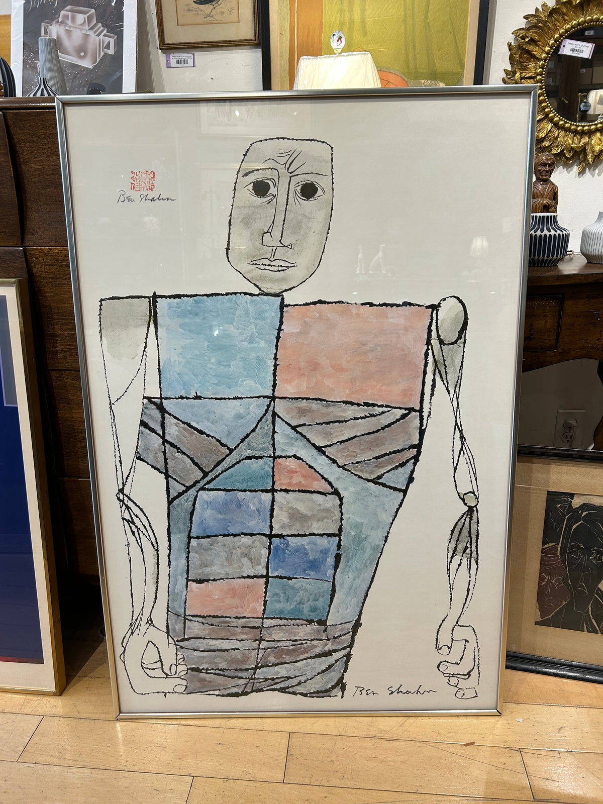 Ben Shahn Titled "Man"