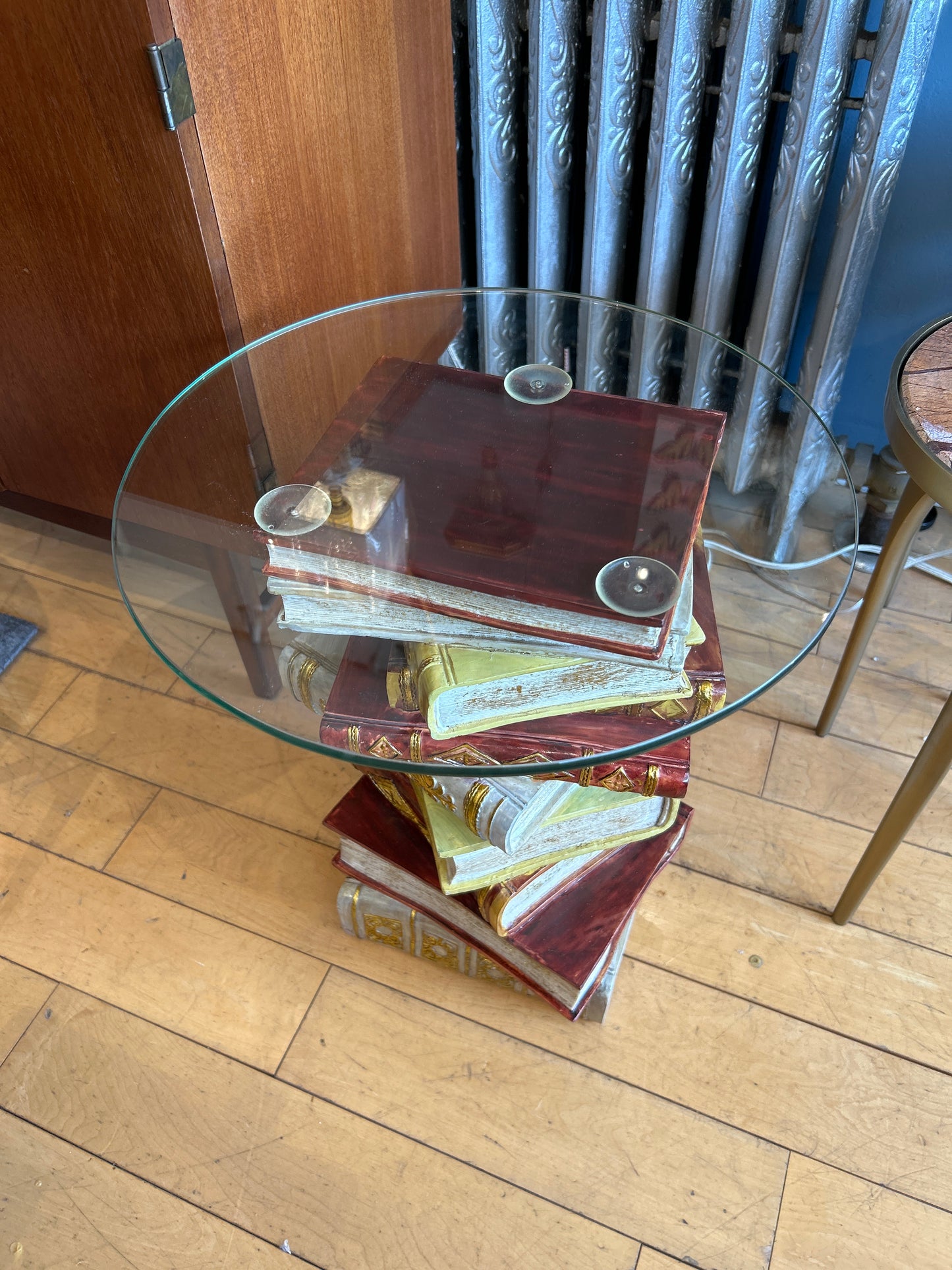 Stack of Books Side Table