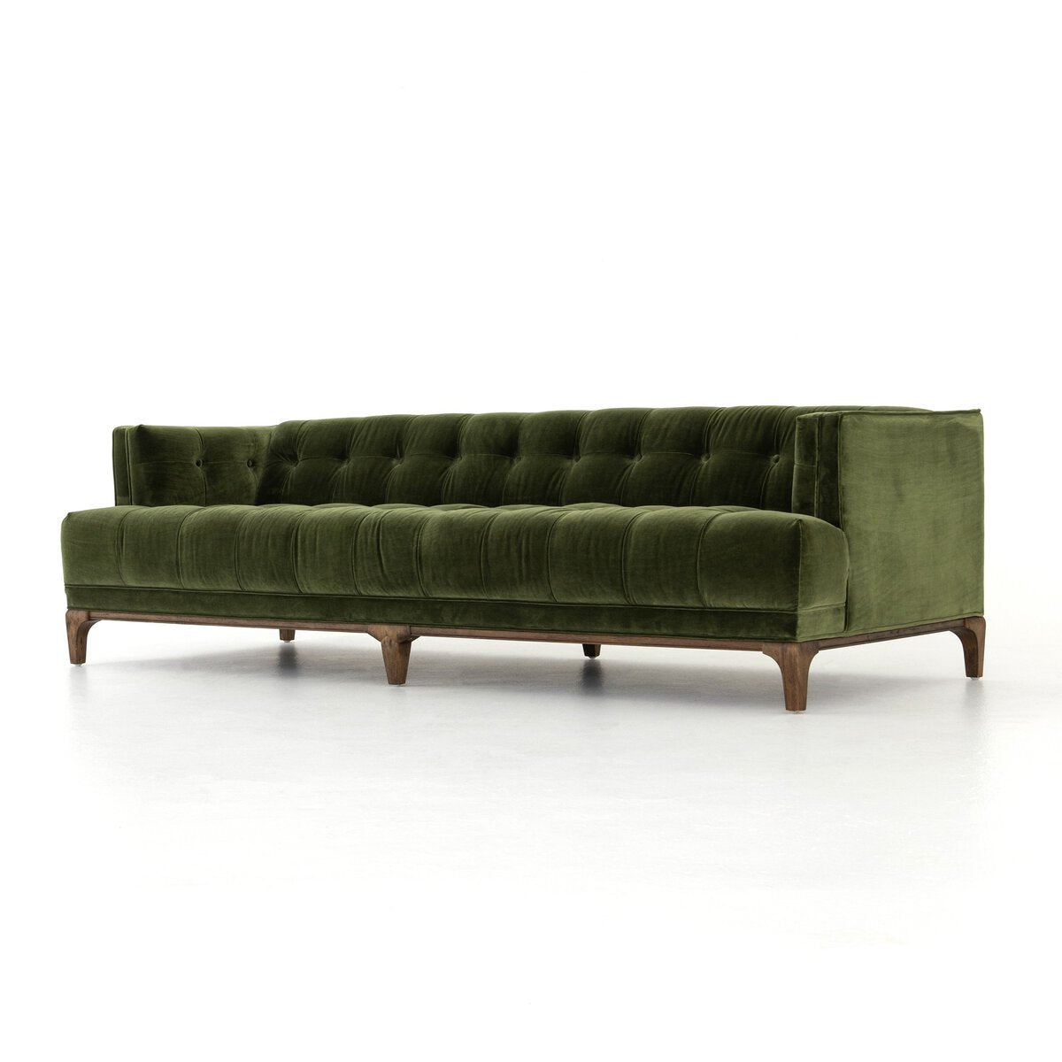 Tufted Sofa with Parawood Base
