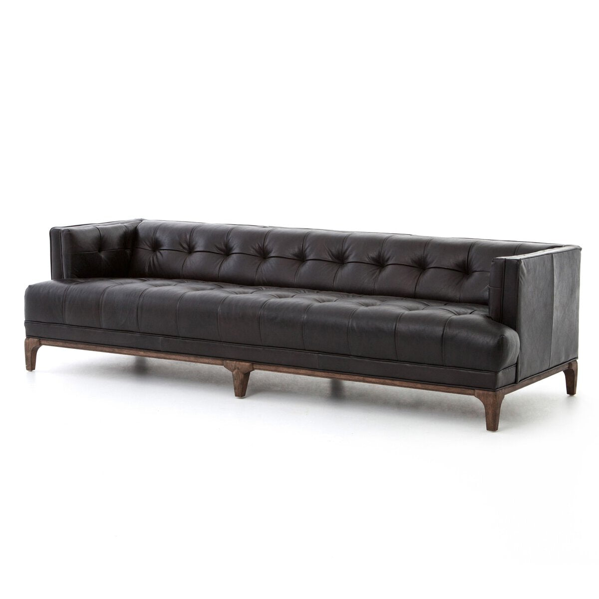 Tufted Sofa with Parawood Base