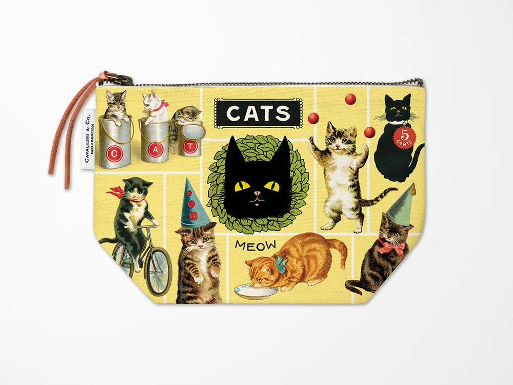 Vintage Cats Pouch