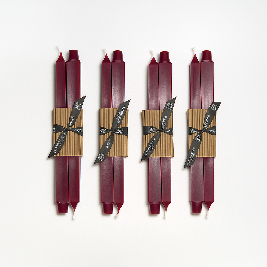 Wild Plum 12" Square Pair of Hanging Tapers