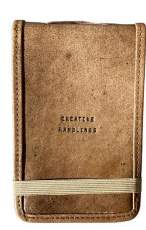 Mini Creative Ramblings Leather Journal