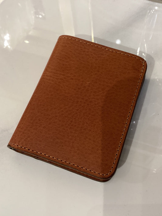 Cognac Slim Wallet