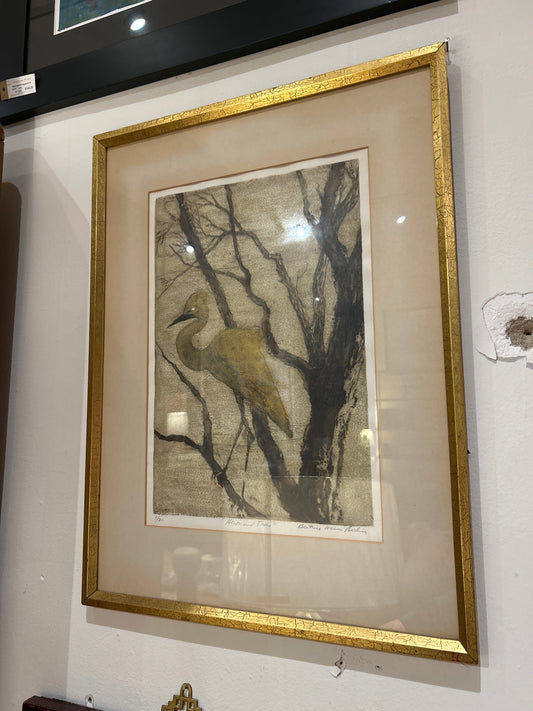 "Heron & Trees" - Signed 9/20