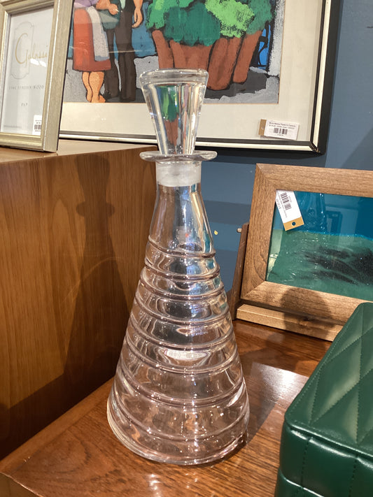 Beehive Glass Decanter