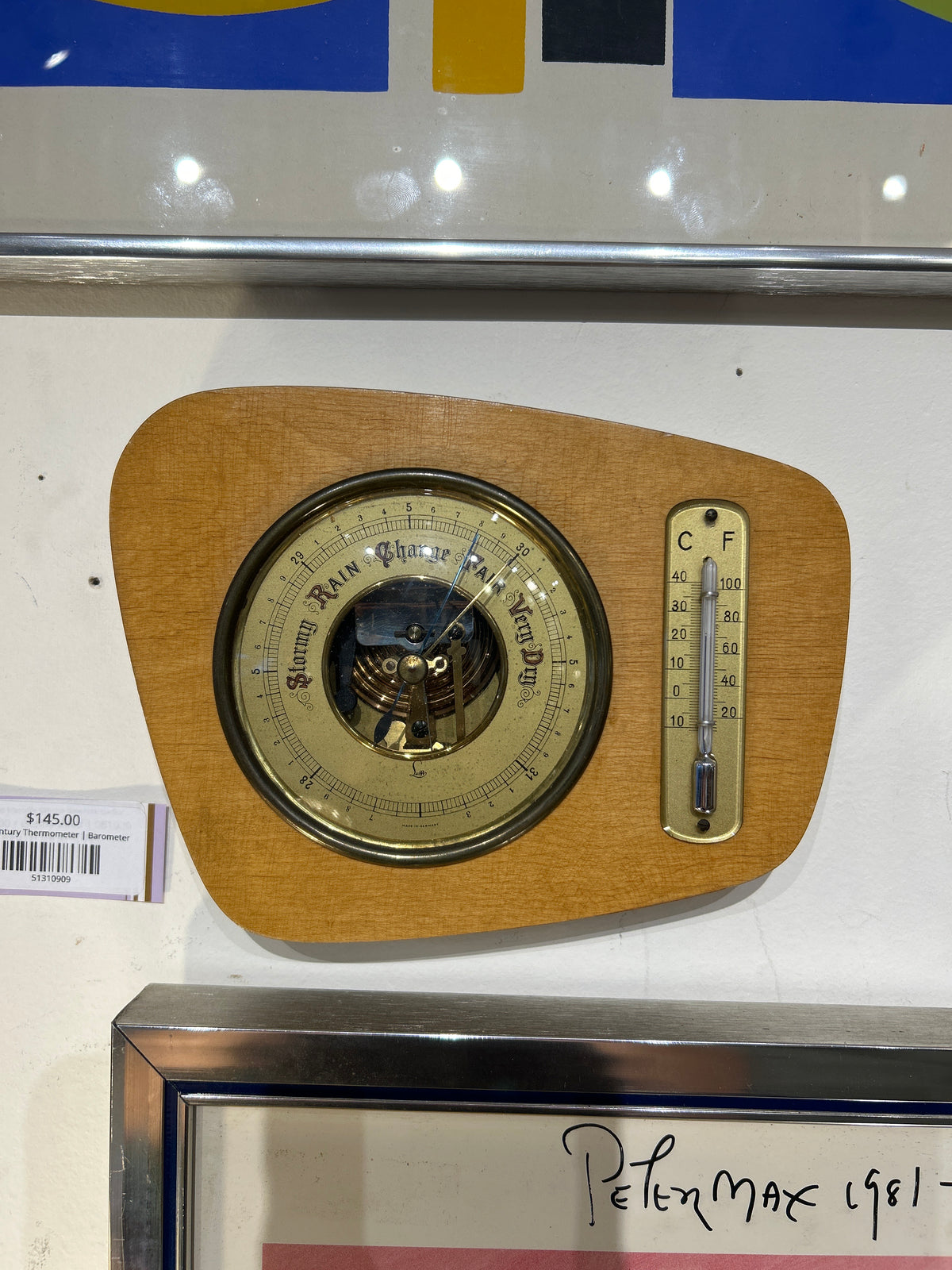 MidCentury Thermometer | Barometer