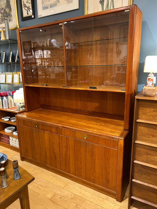d-Scan Captain Line Teak 2-Piece Hutch
