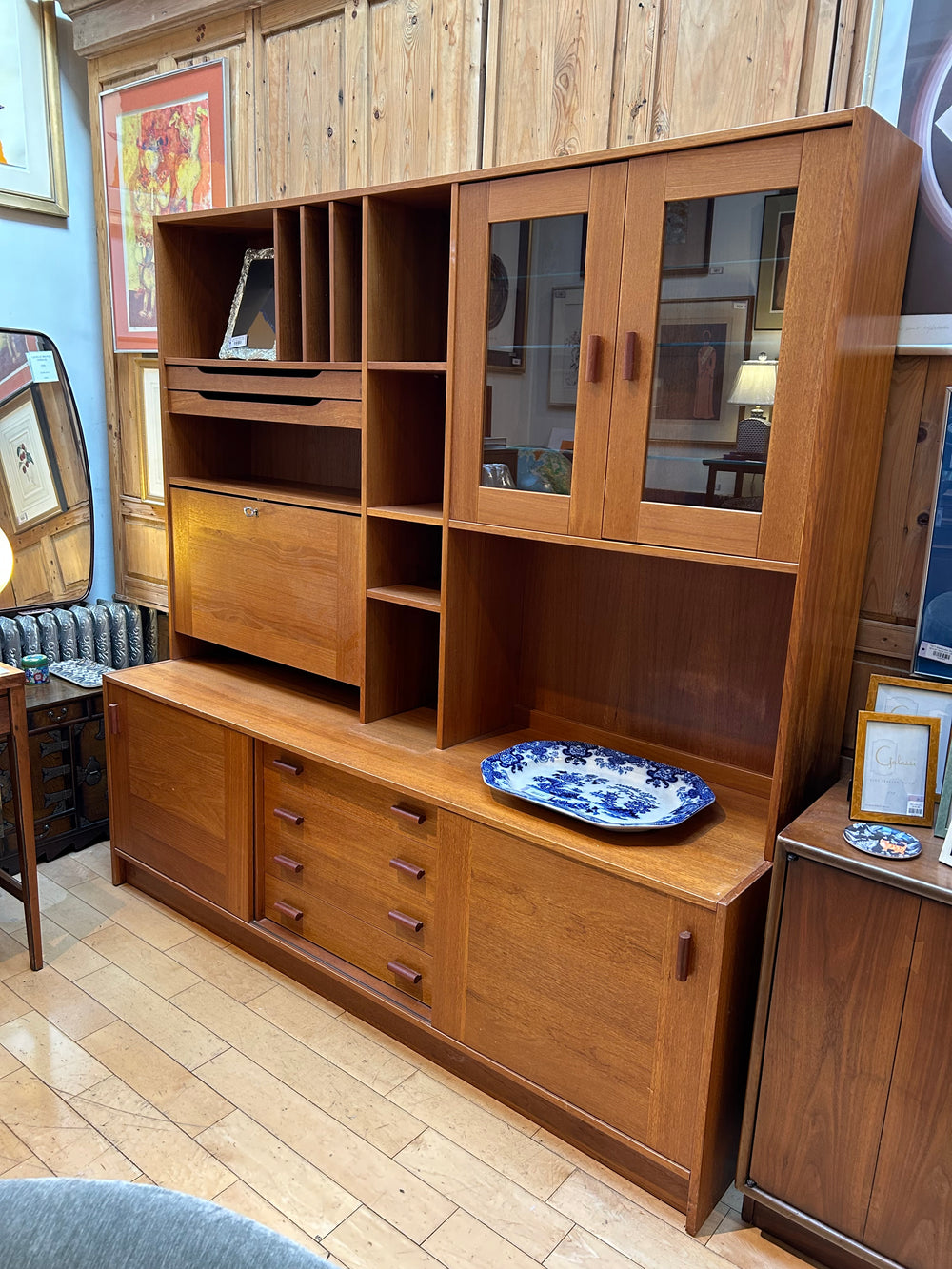 Domino Mobler Danish Teak Wall Unit