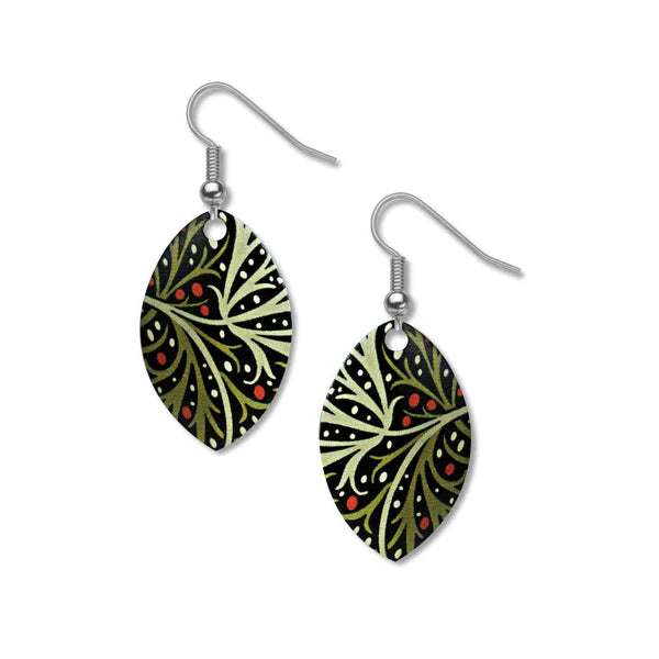 William Morris Seaweed Earrings