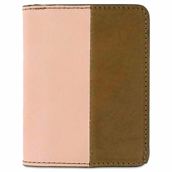 Pink/Safari Slim Wallet Vertical