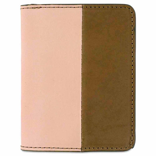 Pink/Safari Slim Wallet Vertical