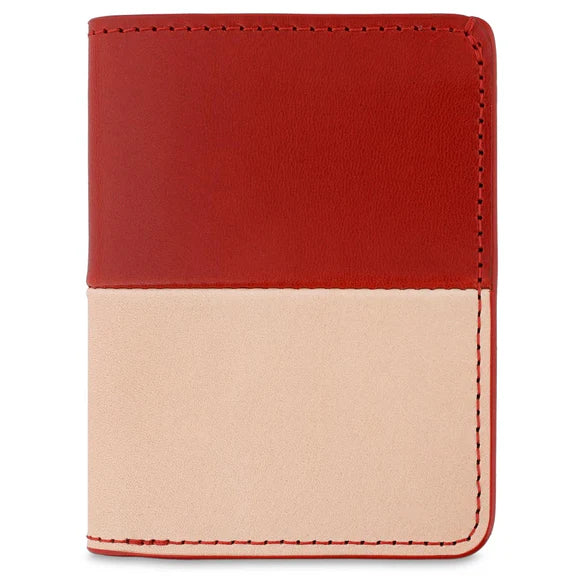 Red/Pink Slim Wallet Horizontal