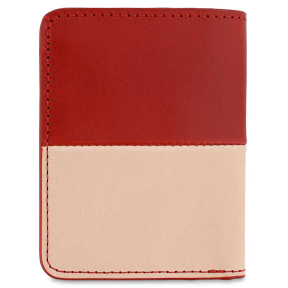 Red/Pink Slim Wallet Horizontal