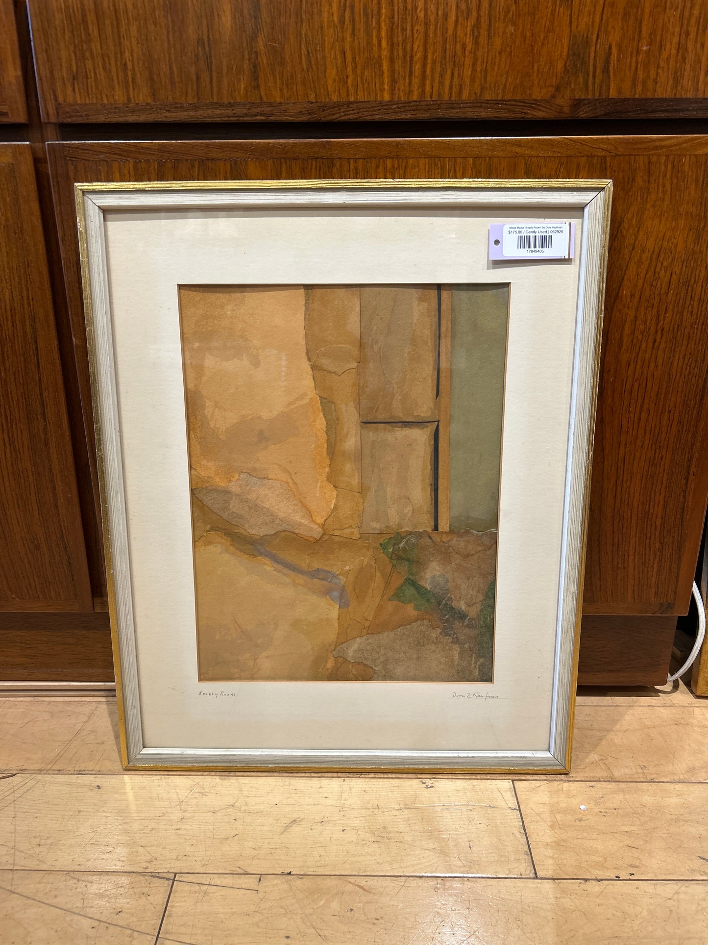 Mixed Media "Empty Room" by Dora Kaufman