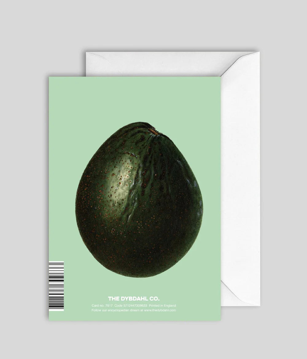 Avocado Open Greeting Card