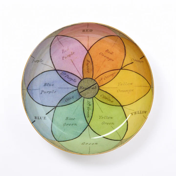 Chroma Small Round Enamel Tray
