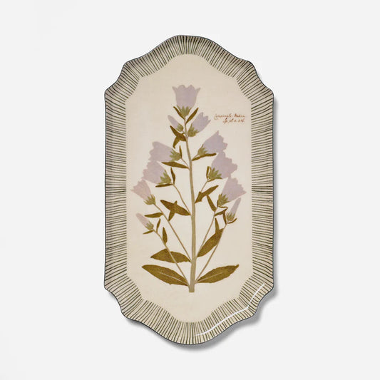 Campanula Bellflower Enamel Tray