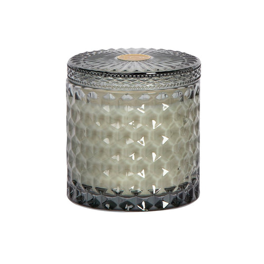 Heathered Suede 15oz Double Wick Candle