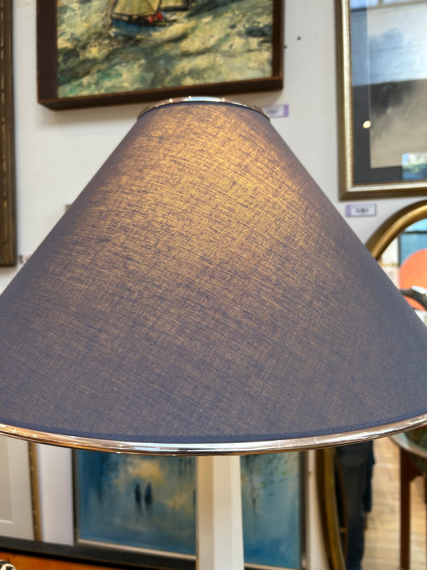 MidCentury Danish Heiberg Porcelain Lamp