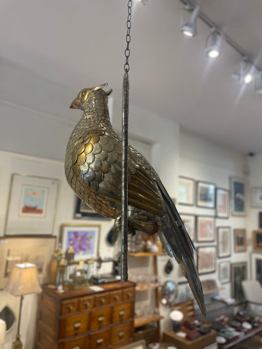 Sergio Bustamente Metal Hanging Bird Sculpture