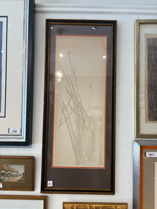 Signed '57 Loren Johnson "The Watcher" 3/50