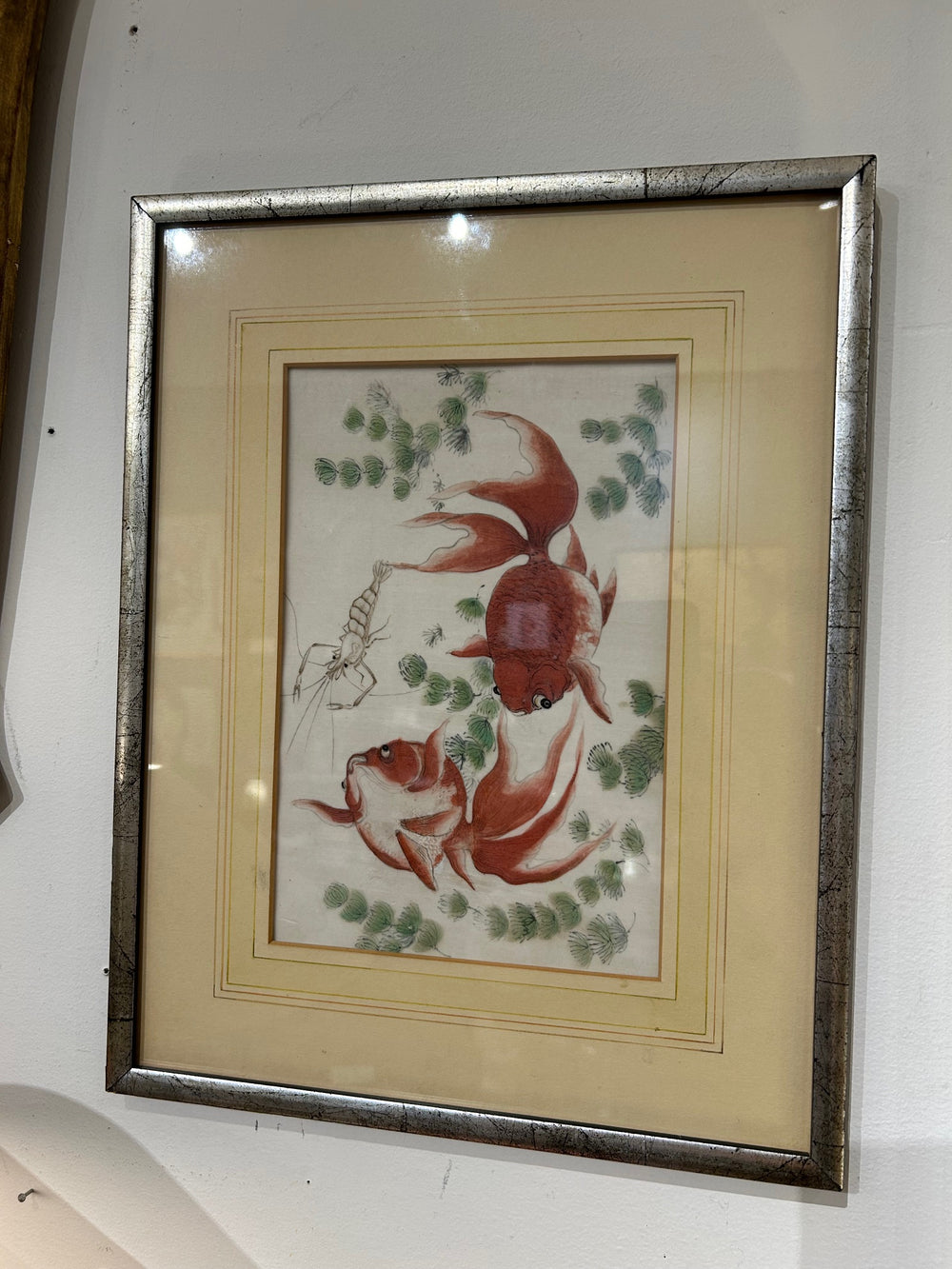 Vintage Goldfish Watercolor