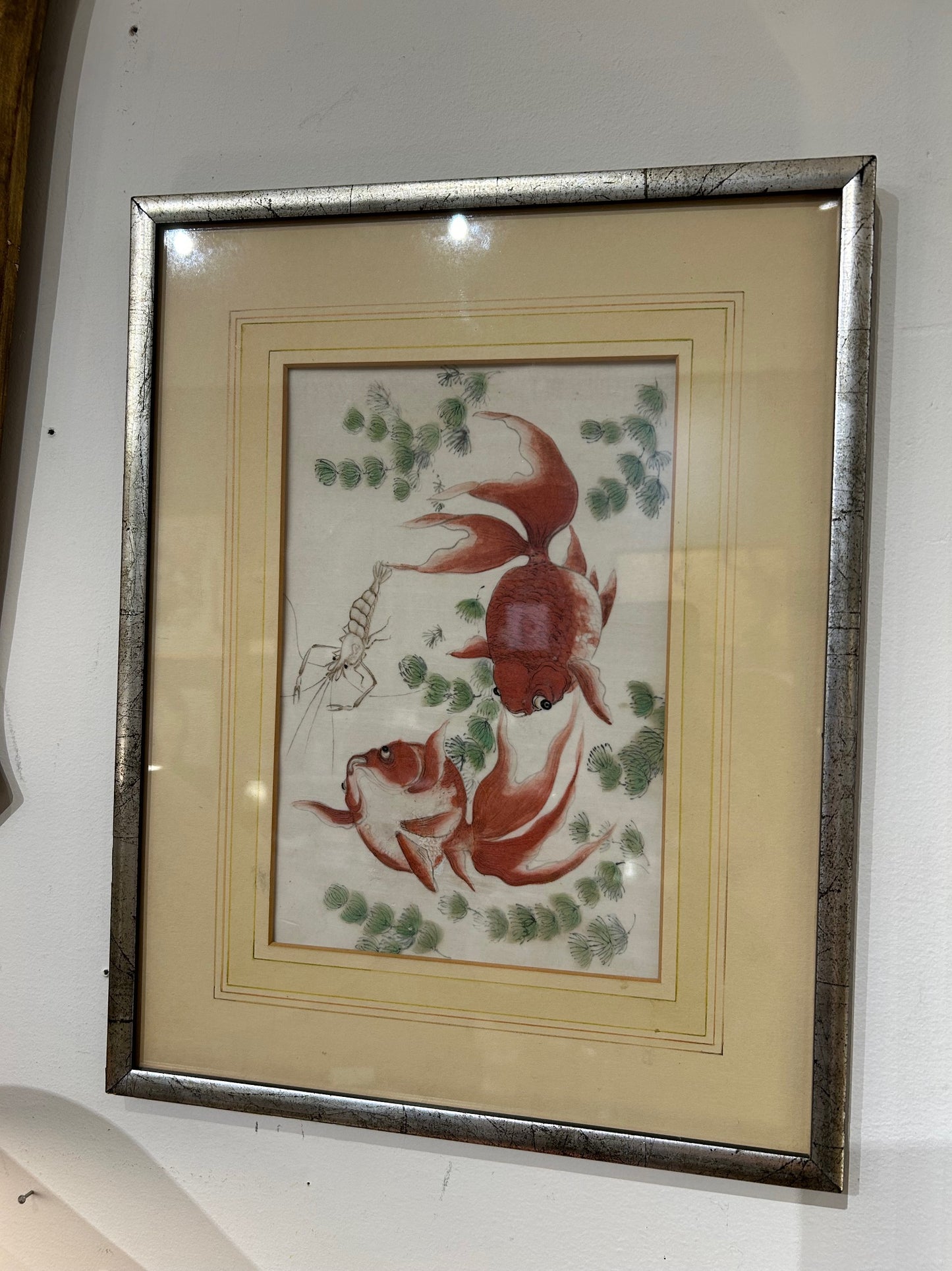 Vintage Goldfish Watercolor