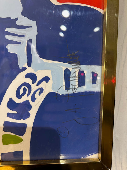 Signed Joe Pecsenke Canal Acrylic On Board