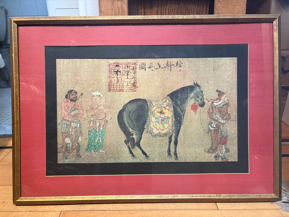 Print of Han Kan's "A Tribute of Horses"