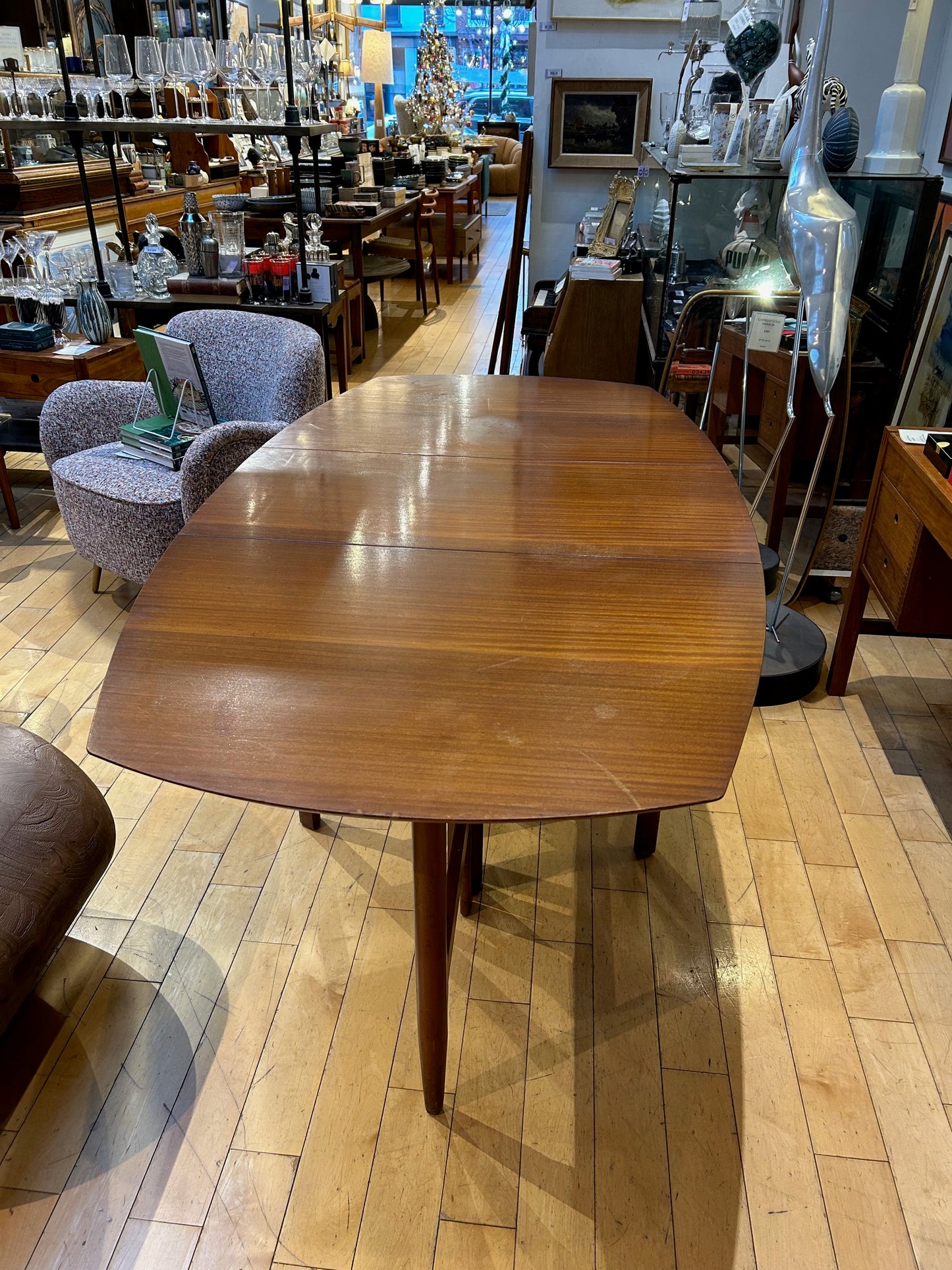 MidCentury Walnut Dropleaf Dining Table
